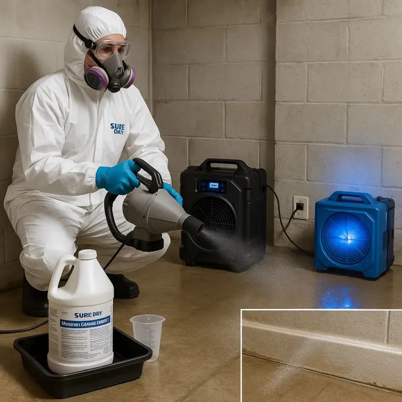 Sanitization and Odor Removal process in Sauk Centre, MN